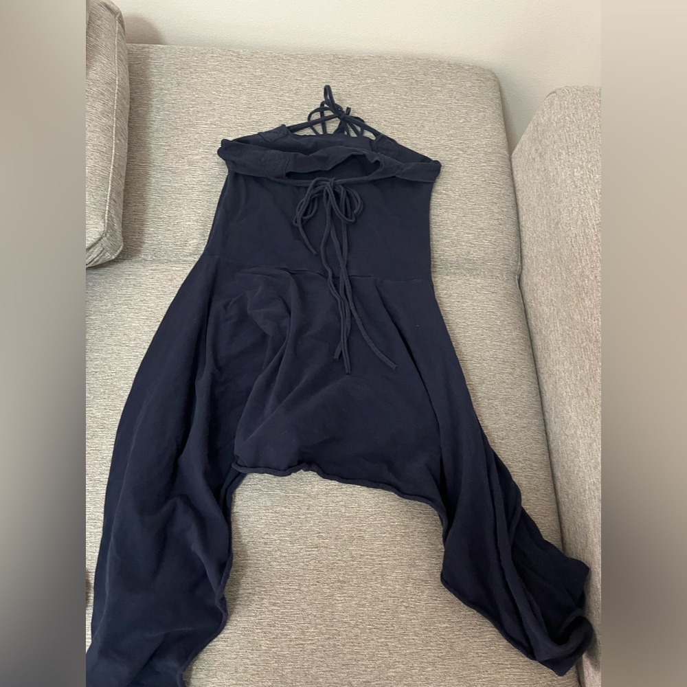 Navy Convertible Dress/skirt/halter top